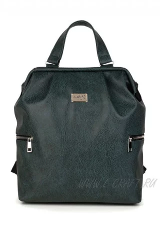 Сумка-рюкзак L-Craft 1453/895-29 серо-зеленая