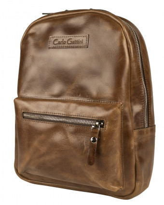 Женский кожаный рюкзак Anzolla, 3040-02 коричневый