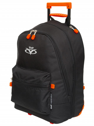 Рюкзак дорожный TSV 99,22 чёрный/апельсин (колесо) 